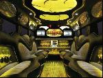 Chauffeur driven stretch yellow 8-wheeler triple axle H2 hummer limousine interior in Manchester, Liverpool, Cheshire, Chester, Stockport, North West, Blackburn, Preston, Bolton, Wigan, Lancashire.