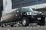 Chauffeur driven black Hummer H2 hire in Manchester, Liverpool, Bolton, Warrington, North West